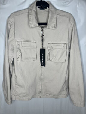 NWT ElevenParis Men's Oatmeal/Shacket Jacket Size Medium